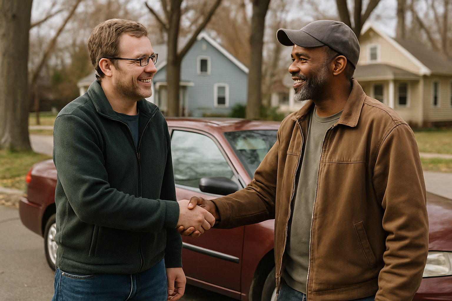 Vehicle donation moment in Kalamazoo